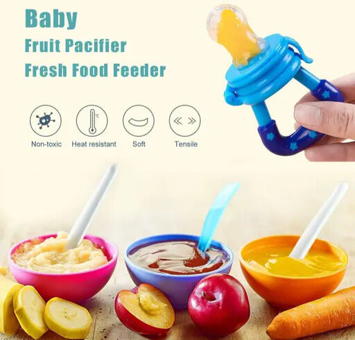 BPA-Free Silicone Fruit Pacifiers For Baby (Pack of 2)