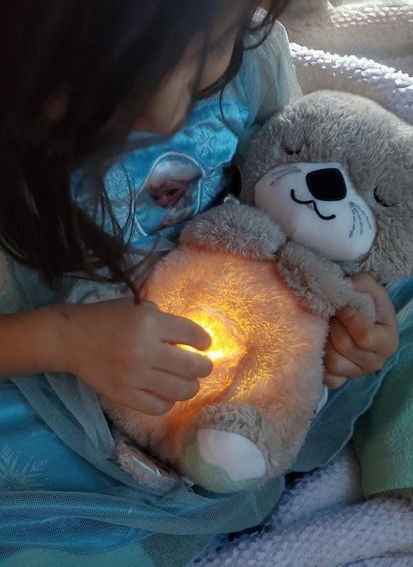 Breathing Teddy Bear with Soothing Music, Comfort Plush